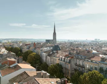 Ville de Bordeaux Bordeaux Vue sur la ville Ciel Habitations Bâtiments
