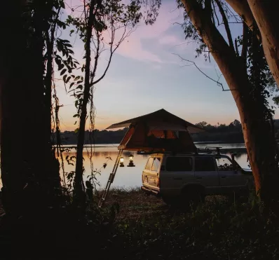 Australie Camping Car Sunset Forest